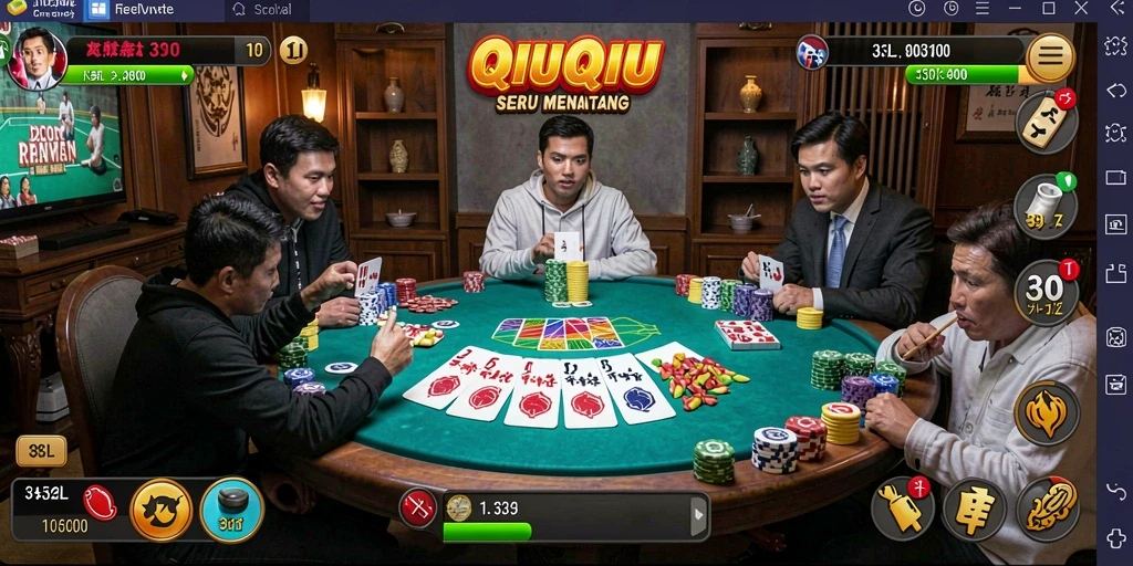 Tampilan gameplay QiuQiu yang menarik di 33L.