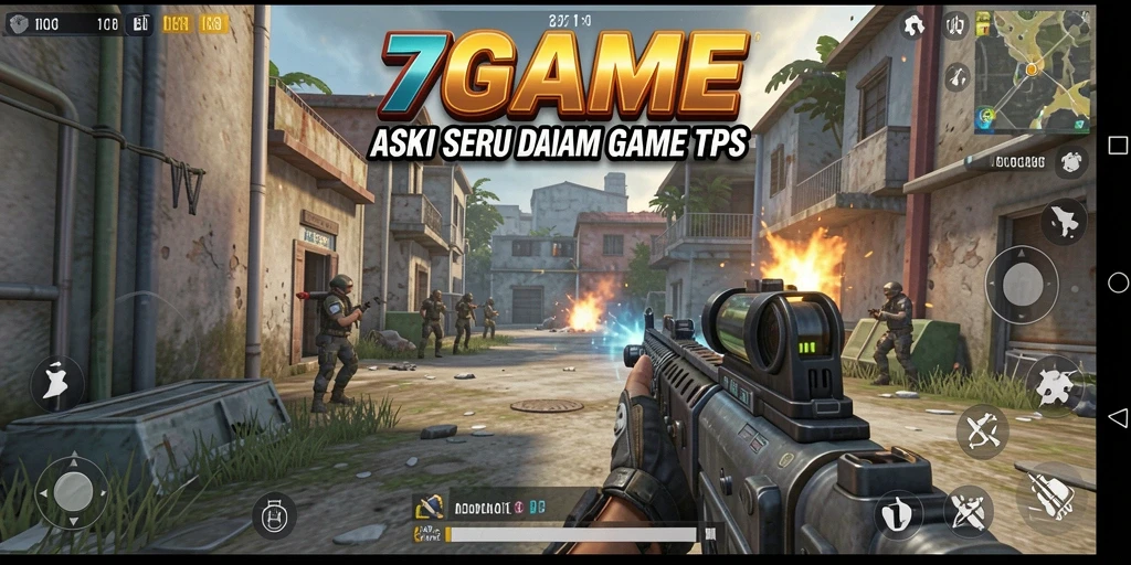Tampilan gameplay seru di 7GAME dengan aksi tembak-menembak intens.