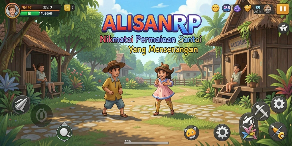 Tampilan gameplay ALISANRP yang seru dan menarik perhatian.