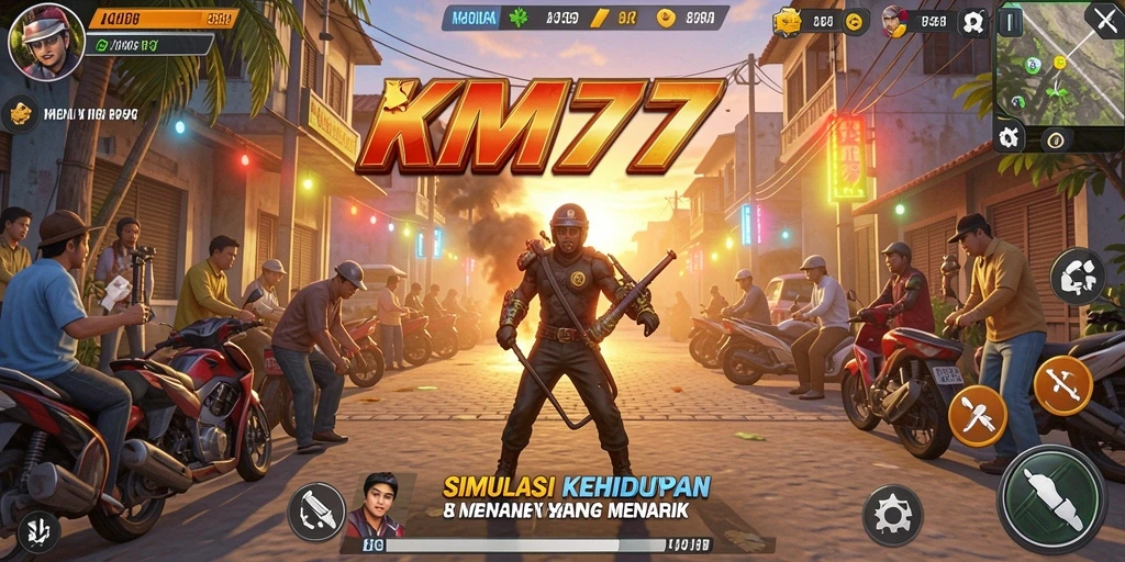 Tampilan gameplay KM777 yang interaktif dan menyenangkan.