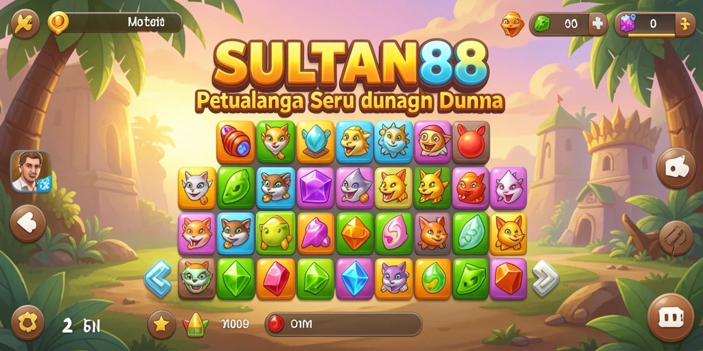 Tampilan gameplay SULTAN88 yang menawan dan penuh warna.