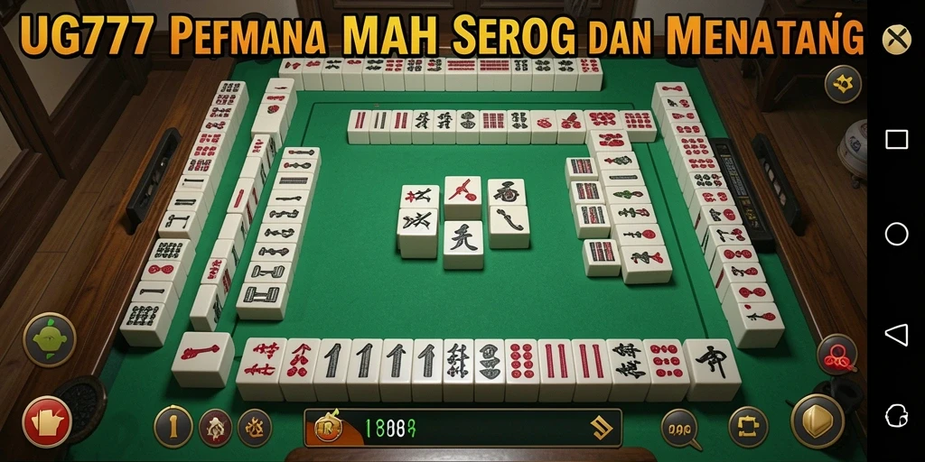 Tampilan gameplay seru dari UG777 dengan mahjong klasik.